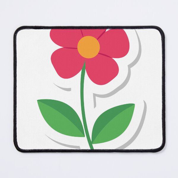 Item preview, Illustration of a Red Flower with Green Stem on Black Background designed and sold by Creative88Art.