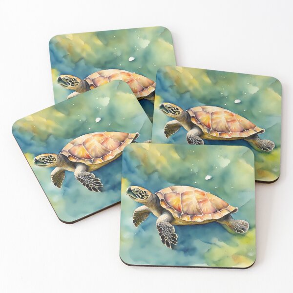 Item preview, Watercolour Turtle designed and sold by CalmnessbyChoice.