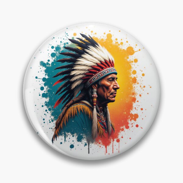 Item preview, Native American Indian man designed and sold by anderlee.