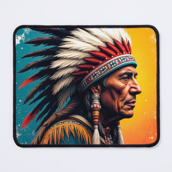 Item preview, Native American Indian man designed and sold by anderlee.