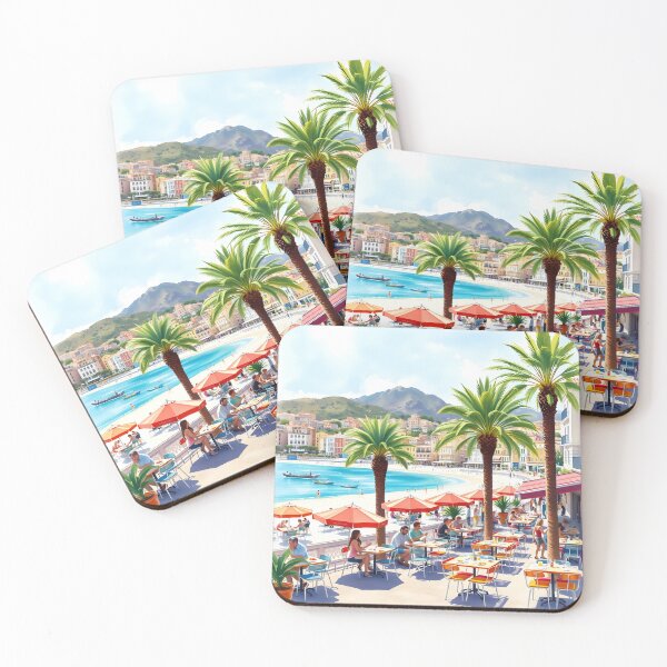 Item preview, Lloret de Mar: Seafront Café on the Costa Brava designed and sold by LSVart.