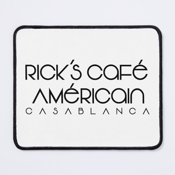 Item preview, Rick's Cafe Casablanca Black designed and sold by emwoodard.