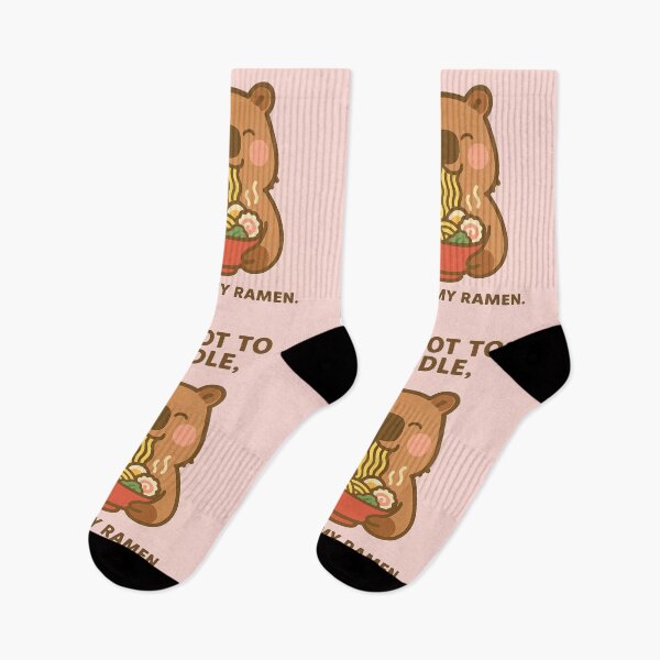 Item preview, Kawaii Cute capybara funny ramen quote designed and sold by Like a Kid Designs.