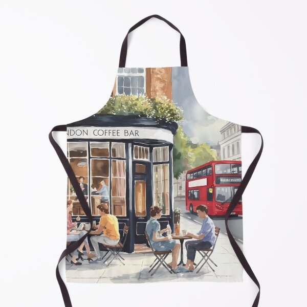 Item preview, London Summer Café: Stylish Cozy Coffee Bar designed and sold by LSVart.