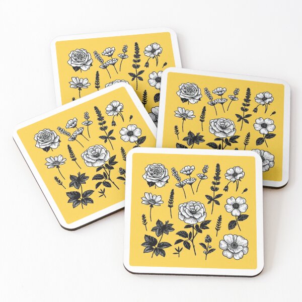 Item preview, Minimalist English Flowers – Vector Line Style AI Art for Plant Lovers | Perfect for Apparel, Accessories & Botanical Fans designed and sold by knalpot-design.