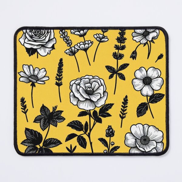 Item preview, Minimalist English Flowers – Vector Line Style AI Art for Plant Lovers | Perfect for Apparel, Accessories & Botanical Fans designed and sold by knalpot-design.