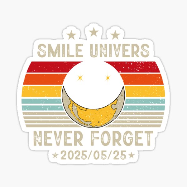 Item preview, Smiley Face Planet Alignment Retro Style Funny Science Space Design designed and sold by MotivaChic.