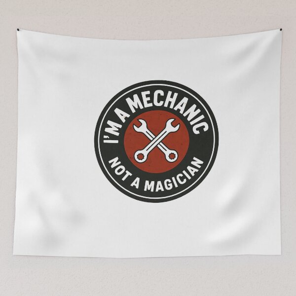 Item preview, Mechanic Not Magician – Fix, Don’t Conjure designed and sold by ATOTI.