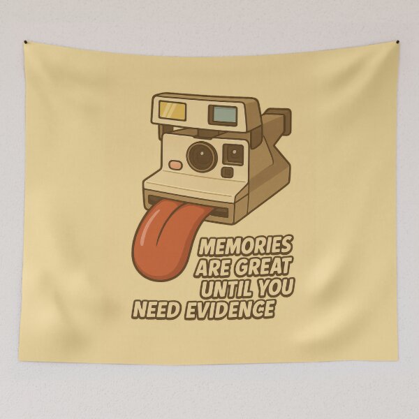 Item preview, Retro 90s Instant Camera Quote Art designed and sold by Carnival-dsgn.