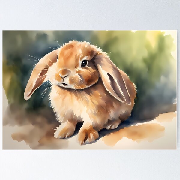 Item preview, Cute Fluffy Bunny designed and sold by BookCovered.