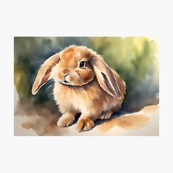 Item preview, Cute Fluffy Bunny designed and sold by BookCovered.