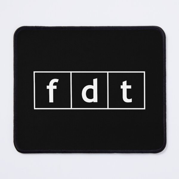 Item preview, fdt - NPR parody ( white logo on Black) designed and sold by Thelittlelord.