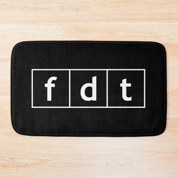 Item preview, fdt - NPR parody ( white logo on Black) designed and sold by Thelittlelord.