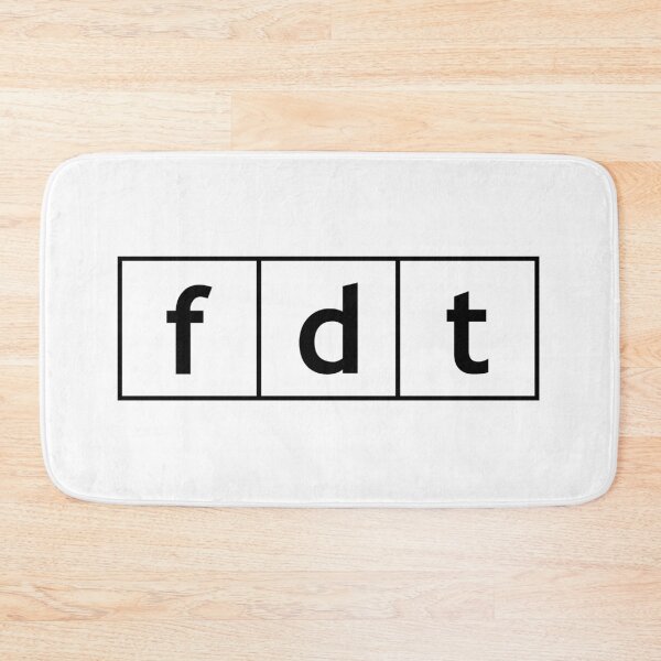 Item preview, fdt - NPR parody ( black logo) designed and sold by Thelittlelord.