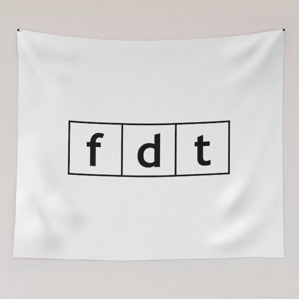Item preview, fdt - NPR parody ( black logo) designed and sold by Thelittlelord.