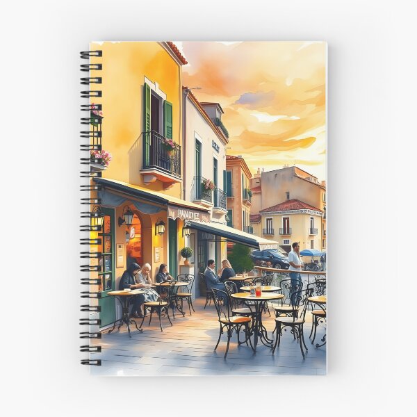 Item preview, Málaga Old Town Café: Sunset Serenity designed and sold by LSVart.