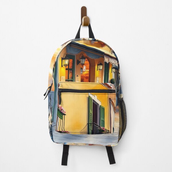 Item preview, Málaga Old Town Café: Sunset Serenity designed and sold by LSVart.