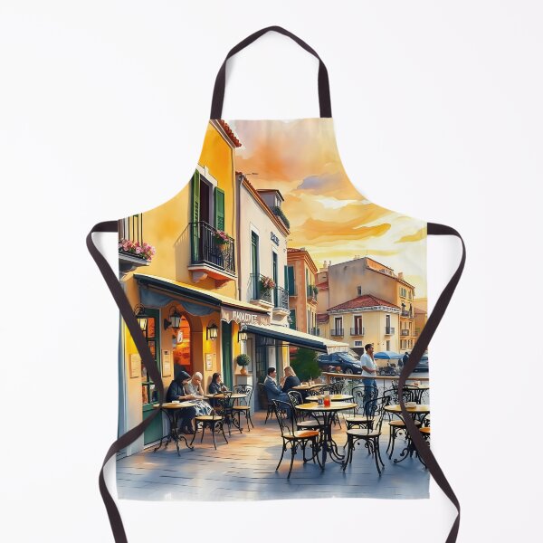 Item preview, Málaga Old Town Café: Sunset Serenity designed and sold by LSVart.