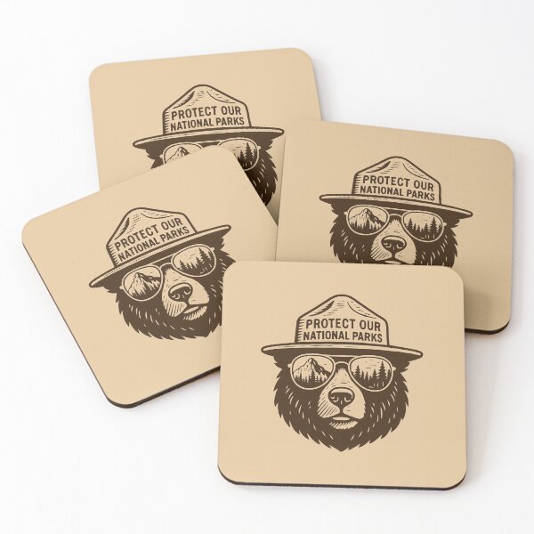 Item preview, Bear resist protect our national parks - hands off the environment mountains  designed and sold by SkeletonsDanger.