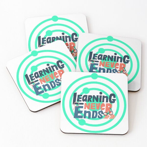 Item preview, Learning Never Ends Bold Typography Design – Lifelong Learning Quote designed and sold by Chillspire.