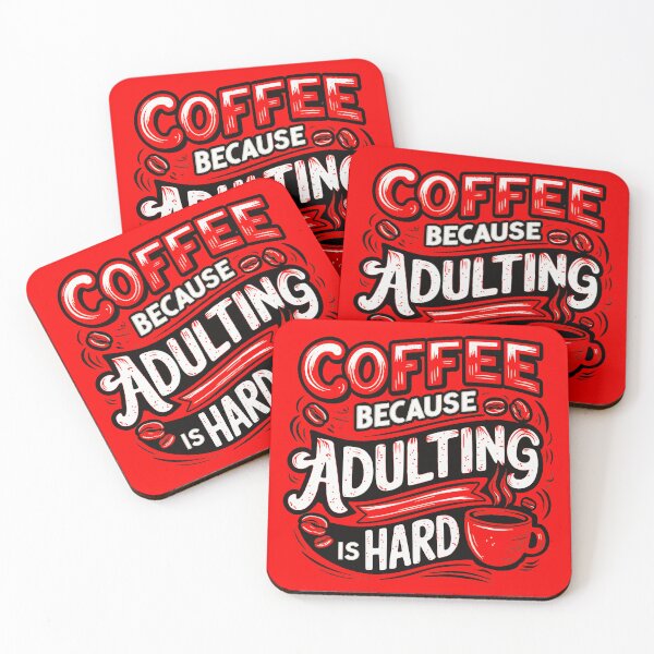 Item preview, coffee because adulting is hard vintage, coffee, adulting, coffee lover, caffeine, coffee meets bagel, coffee because adulting is, give me coffee designed and sold by happinesproject.
