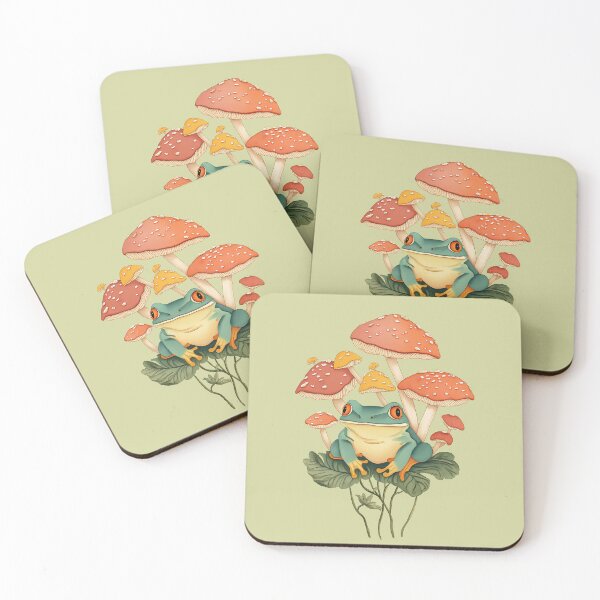 Item preview, Frog With Mushroom designed and sold by xiao xuans.