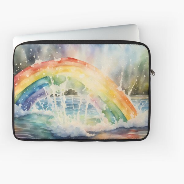 Item preview, Rainbow Bathing in Lake designed and sold by BookCovered.