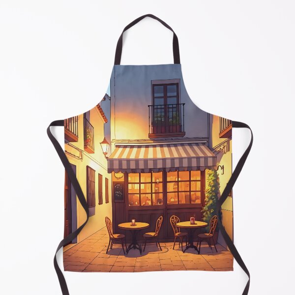 Item preview, Marbella Café, Old Town: Sunset Glow designed and sold by LSVart.