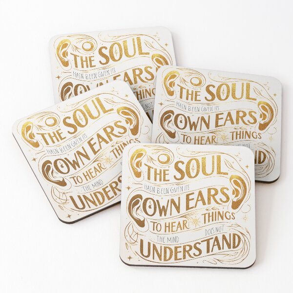 Item preview, The soul has been given its own ears to hear things the mind does not understand 2 designed and sold by Tom-Johnson.