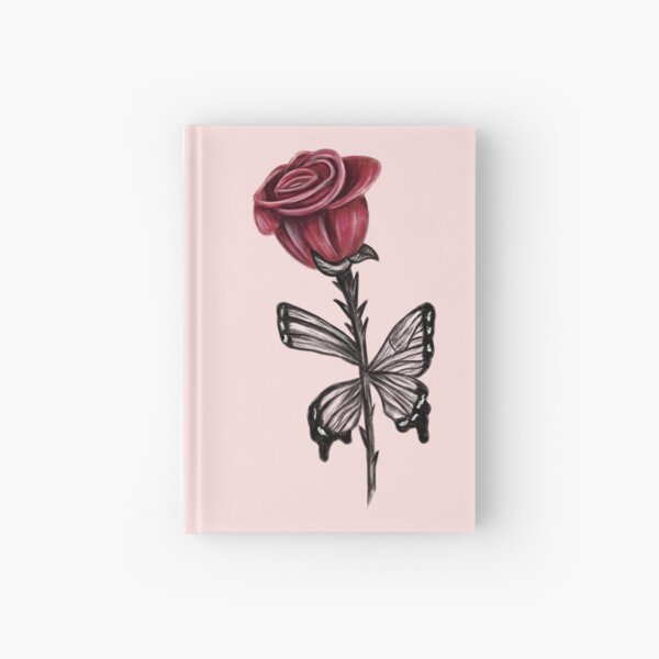 Item preview, Red Rose with butterfly wing leaves Concept Art (Version 2) designed and sold by Scarlet Swan.