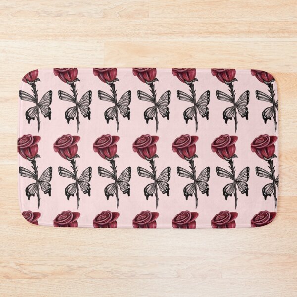 Item preview, Red Rose with butterfly wing leaves Concept Art (Version 2) designed and sold by Scarlet Swan.