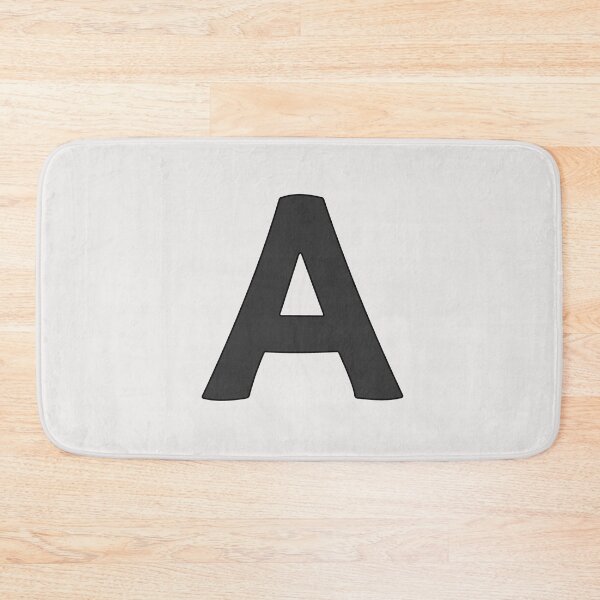 Item preview, letter a black designed and sold by ZiphGames.