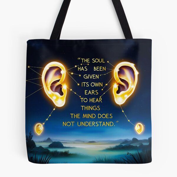 Item preview, The soul has been given its own ears to hear things the mind does not understand 7 designed and sold by Tom-Johnson.