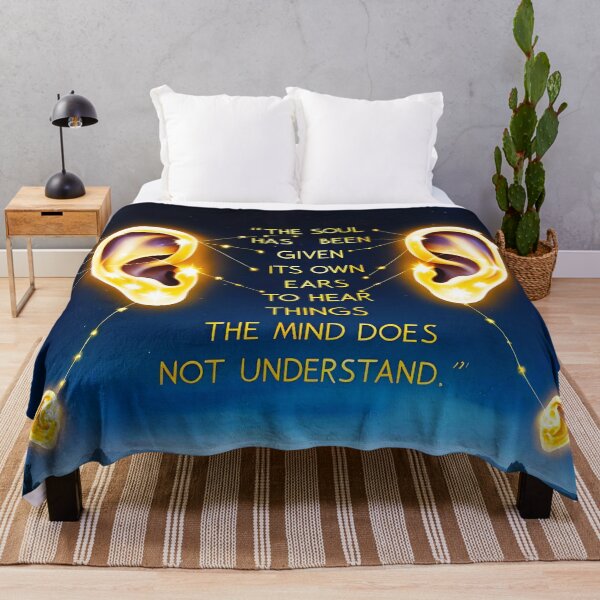 Item preview, The soul has been given its own ears to hear things the mind does not understand 7 designed and sold by Tom-Johnson.