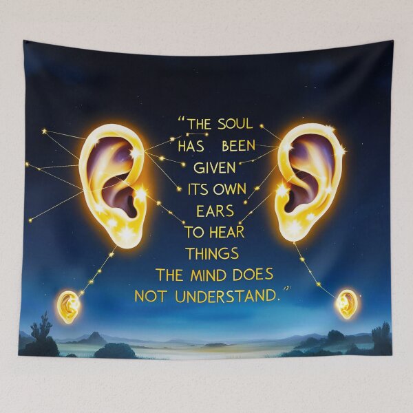 Item preview, The soul has been given its own ears to hear things the mind does not understand 7 designed and sold by Tom-Johnson.