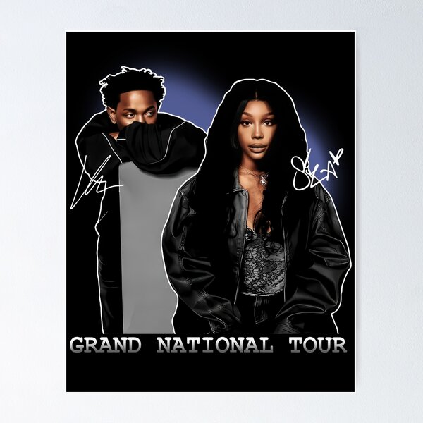Item preview, Kendrick Lamar And SZA Grand National Tour Vintage designed and sold by MarkGreenawalt.
