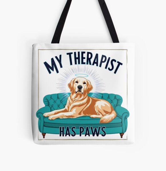 Item preview, My Therapist Has Paws – Comforting Dog Quote designed and sold by zkcreartive.