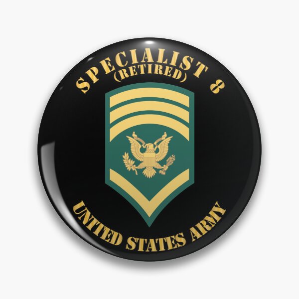 Item preview, Army - Enlisted - SPEC 8 - Specialist 8  - Std - Retired X 300 designed and sold by Military Insignia Products.