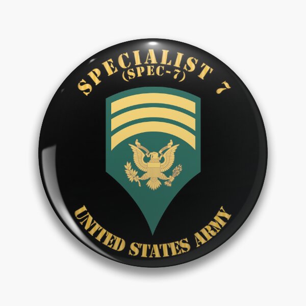 Item preview, Army - Enlisted - SPEC 7 - Specialist 7  - Std X 300 designed and sold by Military Insignia Products.