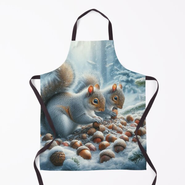 Item preview, A Squirrels Meal From the Stash During Winter designed and sold by nikkolaus.