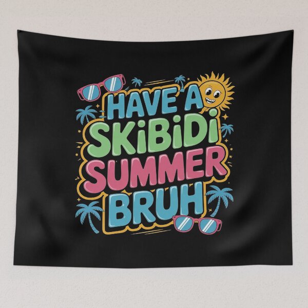 Item preview, Have A Skibidi Summer Bruh designed and sold by Redgiant87x.