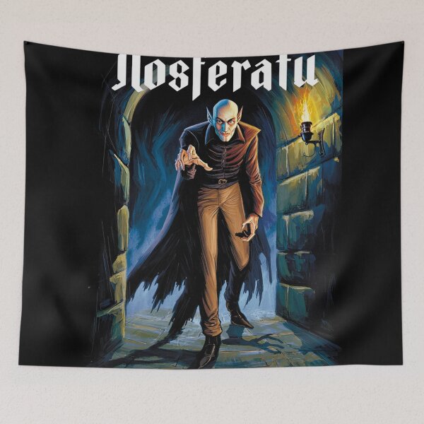 Item preview, Nosferatu the Vampire vintage style halloween illustration designed and sold by Vintage Designs +.