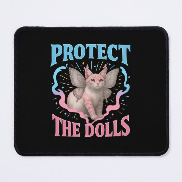 Item preview, Protect The Dolls Gender Equality Trans Pride Funny Cat designed and sold by Cute-Collection.