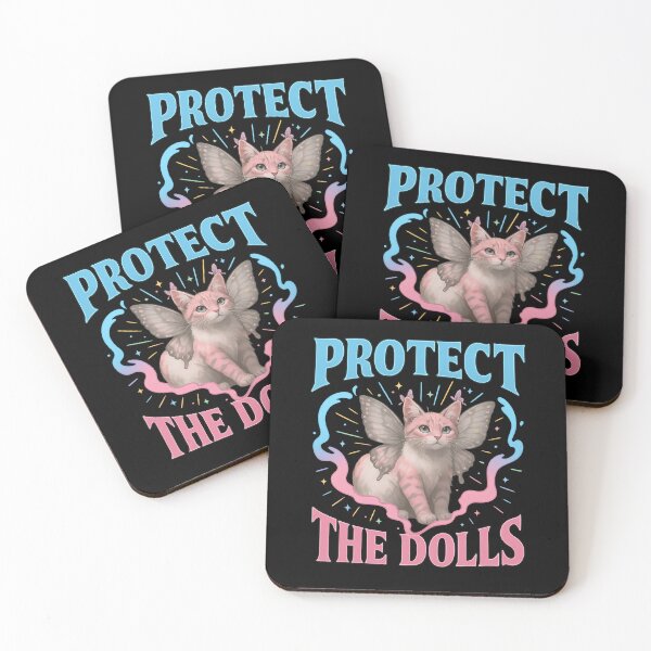 Item preview, Protect The Dolls Gender Equality Trans Pride Funny Cat designed and sold by Cute-Collection.