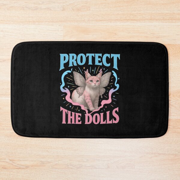 Item preview, Protect The Dolls Gender Equality Trans Pride Funny Cat designed and sold by Cute-Collection.