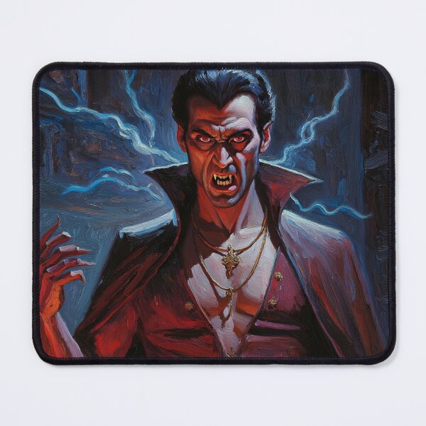 Item preview, Evil Vampire Dracula Haunted House Creepy Portrait all art Halloween designed and sold by Vintage Designs +.