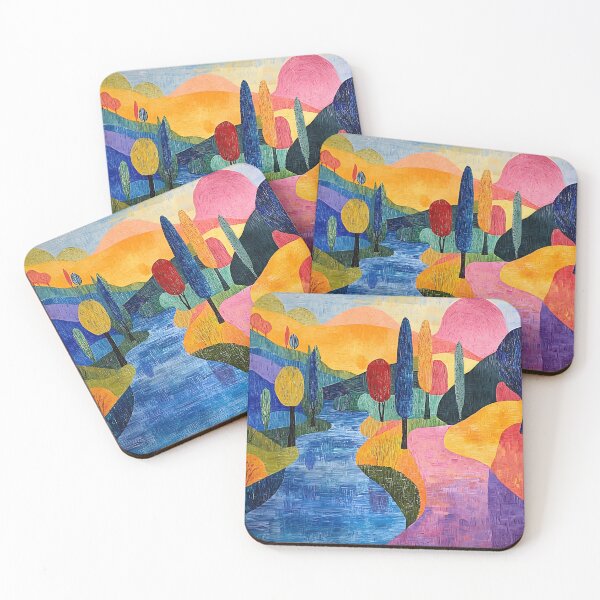 Item preview, Dream River – A Landscape in Color and Rhythm designed and sold by daila70.
