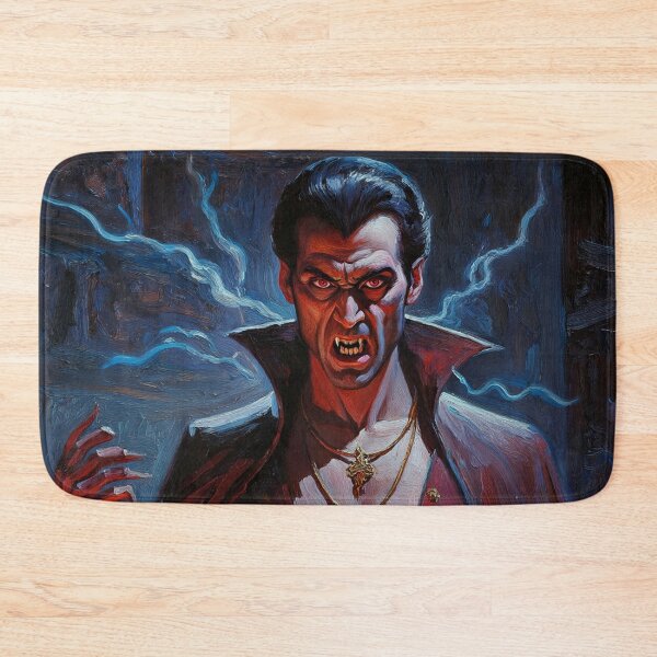 Item preview, Evil Vampire Dracula Haunted House Creepy Portrait all art Halloween designed and sold by Vintage Designs +.