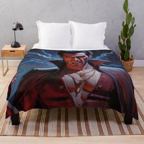 Item preview, Evil Vampire Dracula Haunted House Creepy Portrait all art Halloween designed and sold by Vintage Designs +.