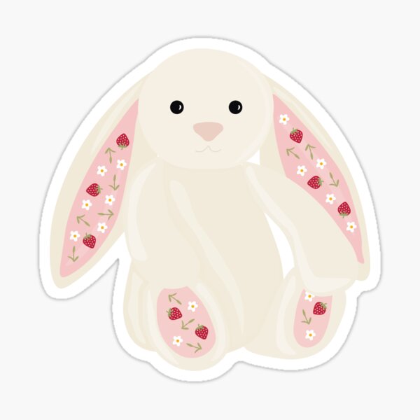 Item preview, Jellycat Blossom Cream Bunny designed and sold by lo.design.co.